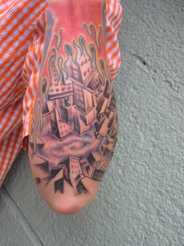 New York City Skyline Tattoo