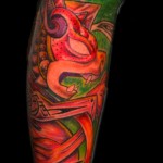 Abstract colorful modern sleeve