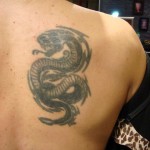 Snake Tattoo Cover Up - Stage 1