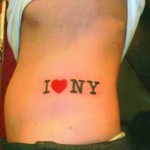 I Heart NY Tattoo I love new york tattoo