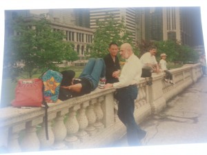 Keith Haring at the Pinnacle, Chicago 1989