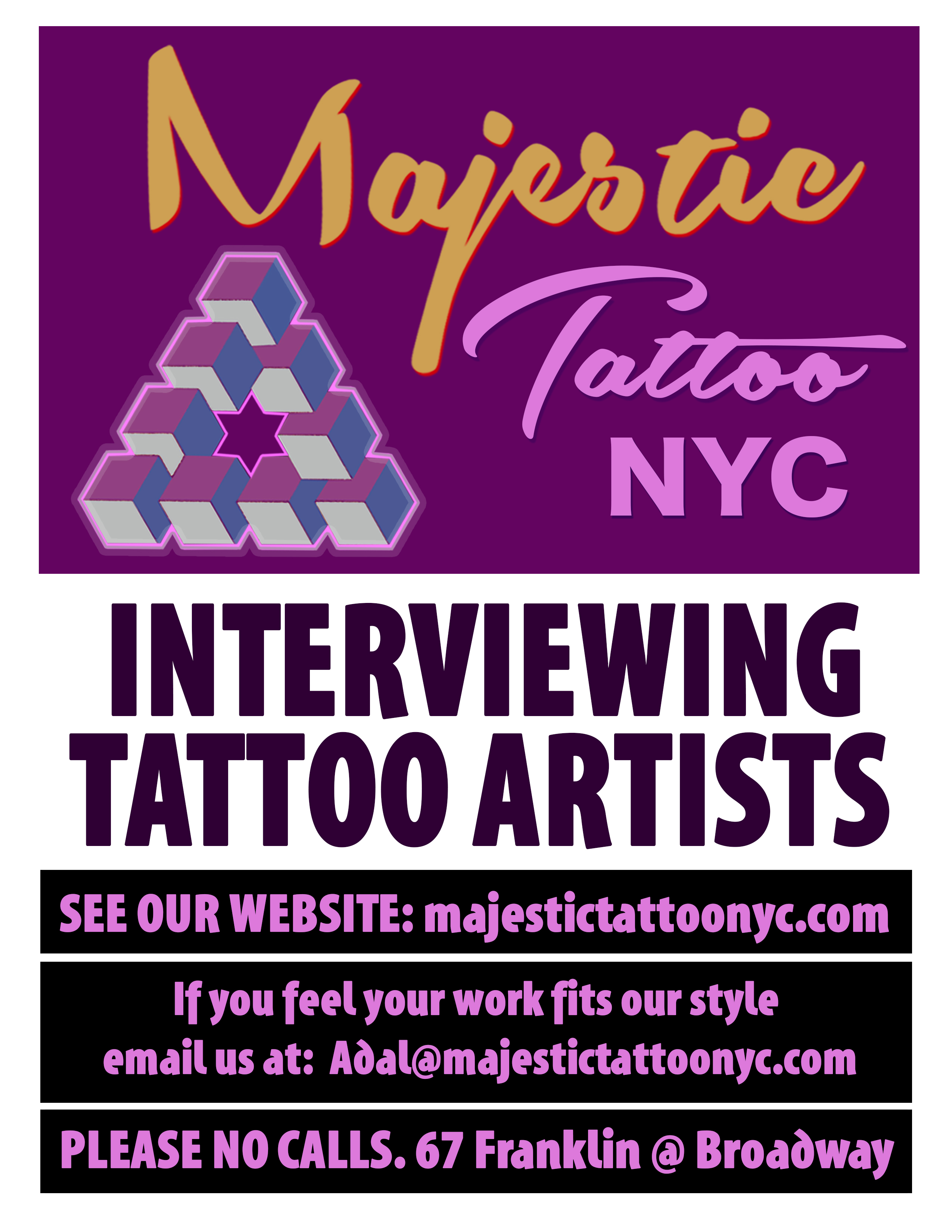 hiring tattoo artist nyc 2013