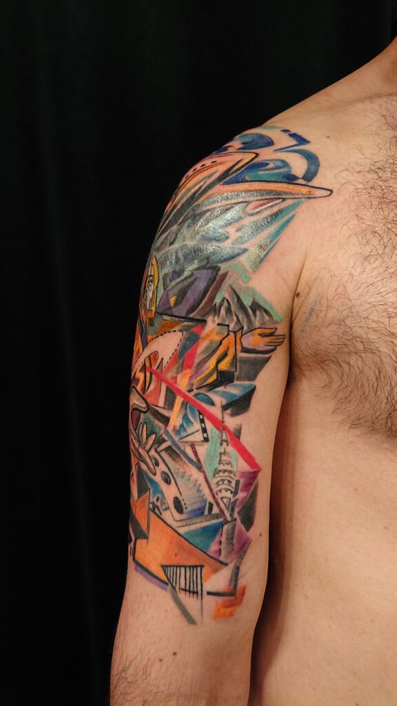 Abstract Tattoo For Men - Temu